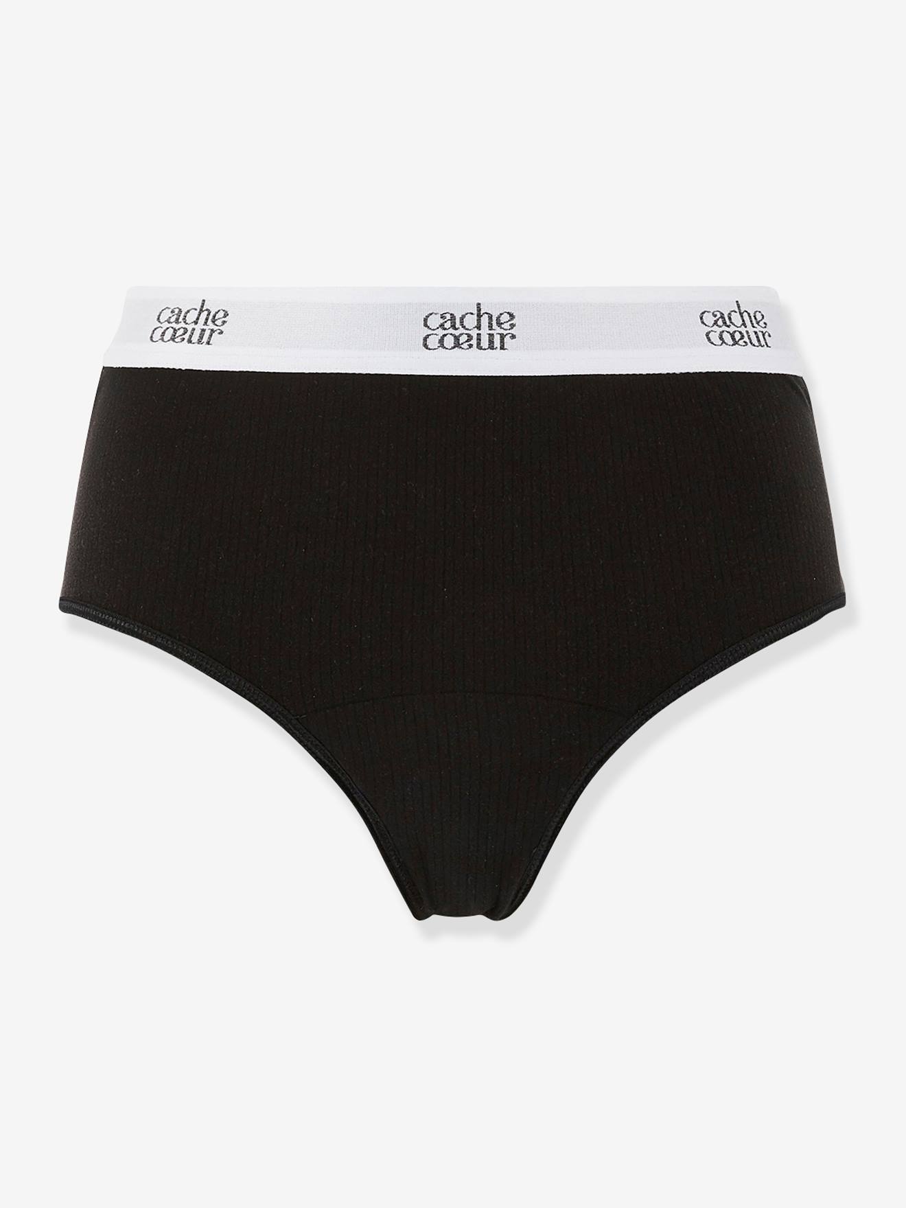 Culotte taille haute Bodyguard Post Partum CACHE CŒUR & CURVE noir