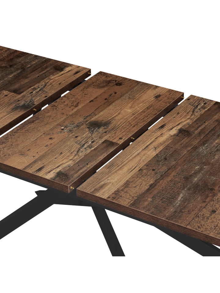 B&D Home Ausziehstisch LARS in Texas-Eiche - (B)120-160 x (H)76 x (T)80 cm günstig kaufen onesize