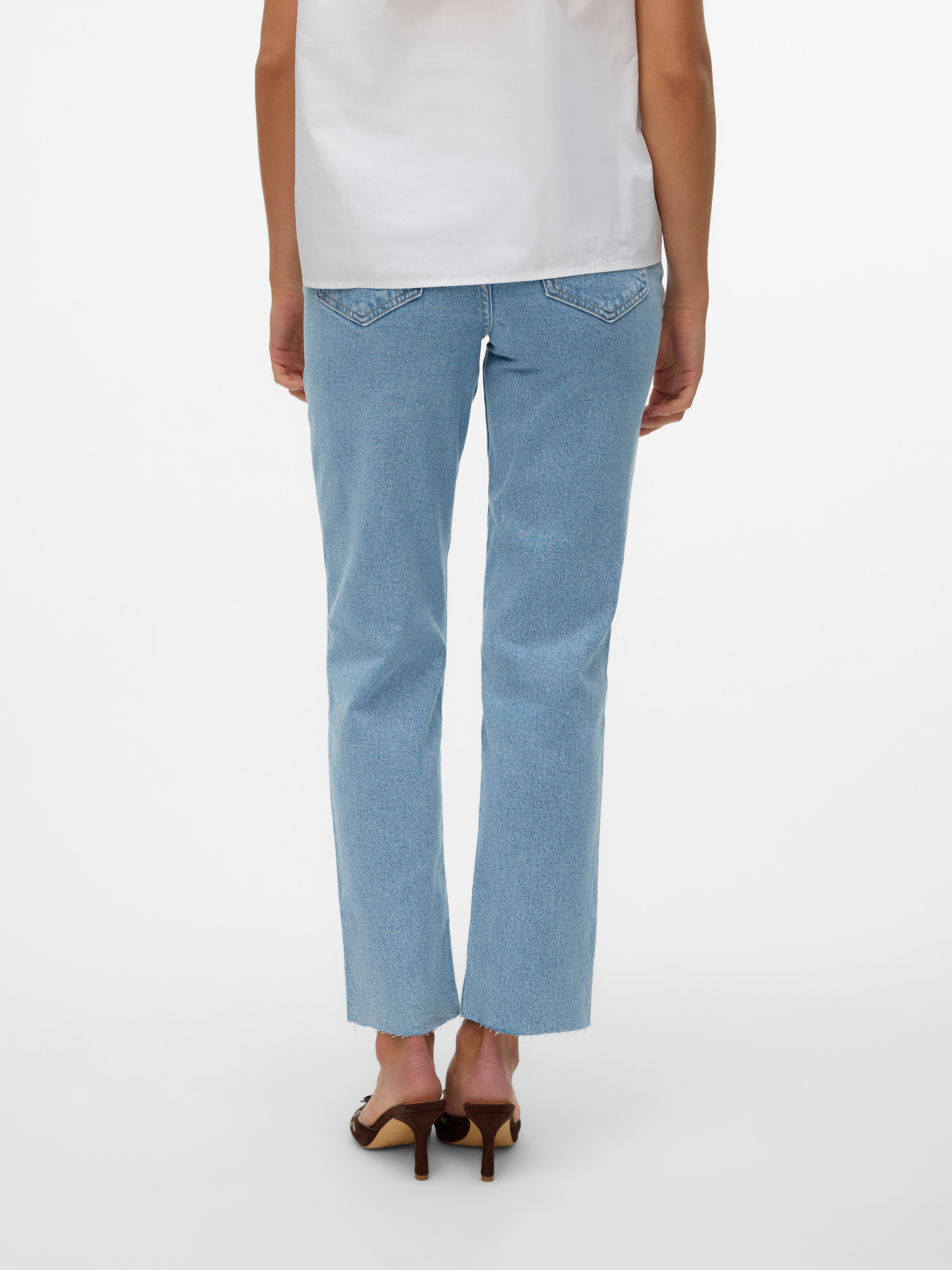 VMCALIA Hohe Taille Gerade geschnitten Jeans