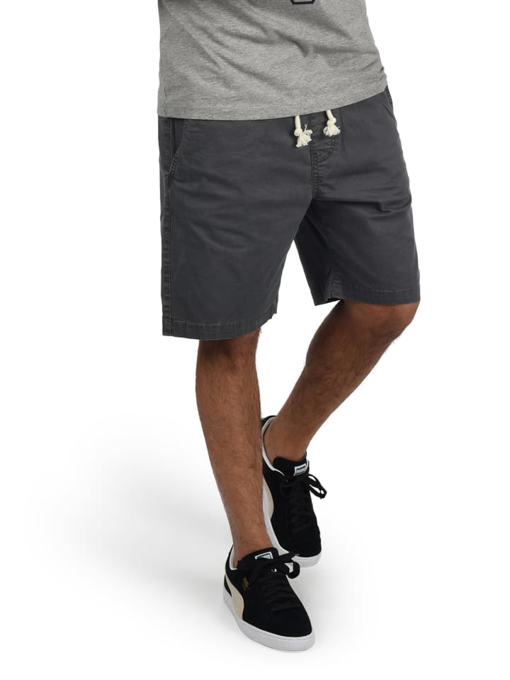 INDICODE Chinoshorts IDAbbey 70194MM kurze Hose mit Kontrastkordeln in Grau günstig kaufen