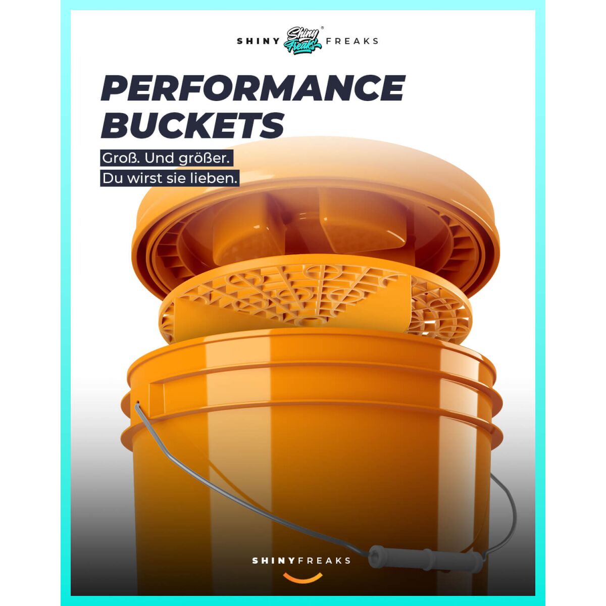 chemicalworkz Performance Buckets Wascheimer 3,5GAL Orange
