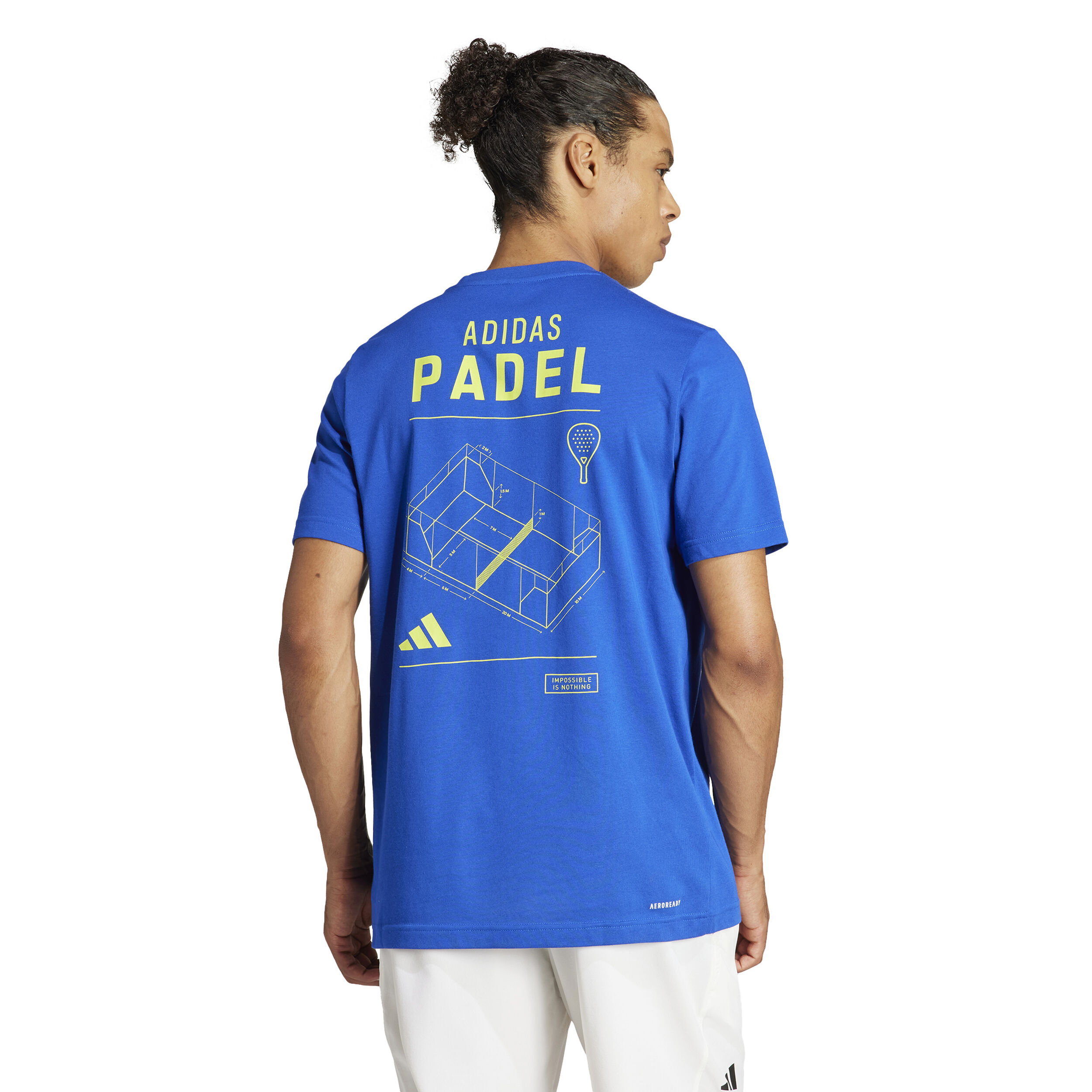 T-Shirt Herren - Blau, Gelb