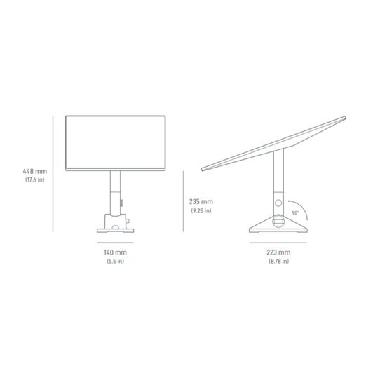 Suport pivotant standard STARLINK
