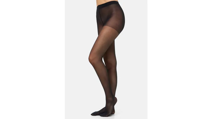 NUR DIE Damen Feinstrumpfhose Fit in Form 40 DEN schwarz