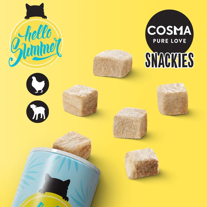 Cosma Snackies Summer-Edition Huhn & Lamm zu TOP-Preisen | bitiba