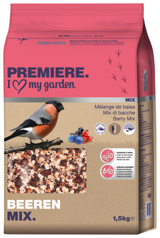 PREMIERE Wildvogelfutter PREMIERE Beeren Mix 1,5kg