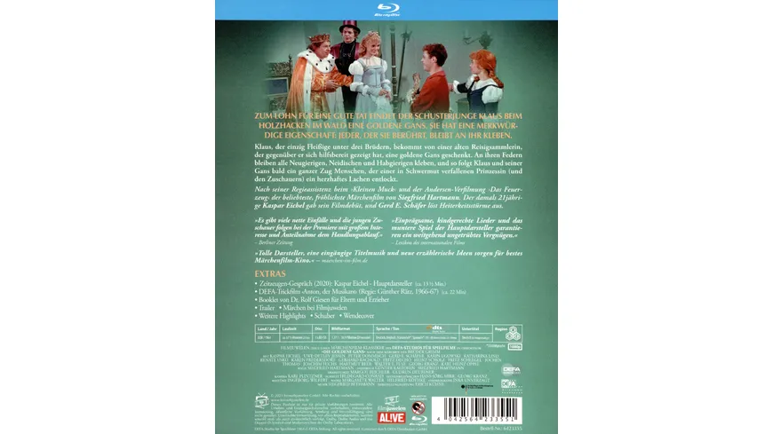 Die goldene Gans (Filmjuwelen / DEFA-Märchen)