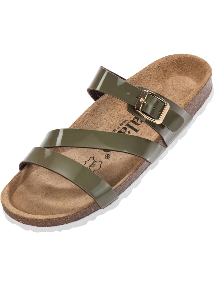 palado Pantoletten in khaki lack günstig kaufen