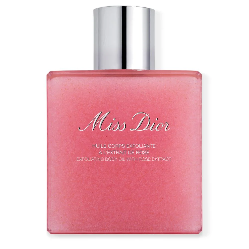 Miss Dior Exfolierande Kroppsolja med Rosextrakt - Bad och Dusch, Exfolierande