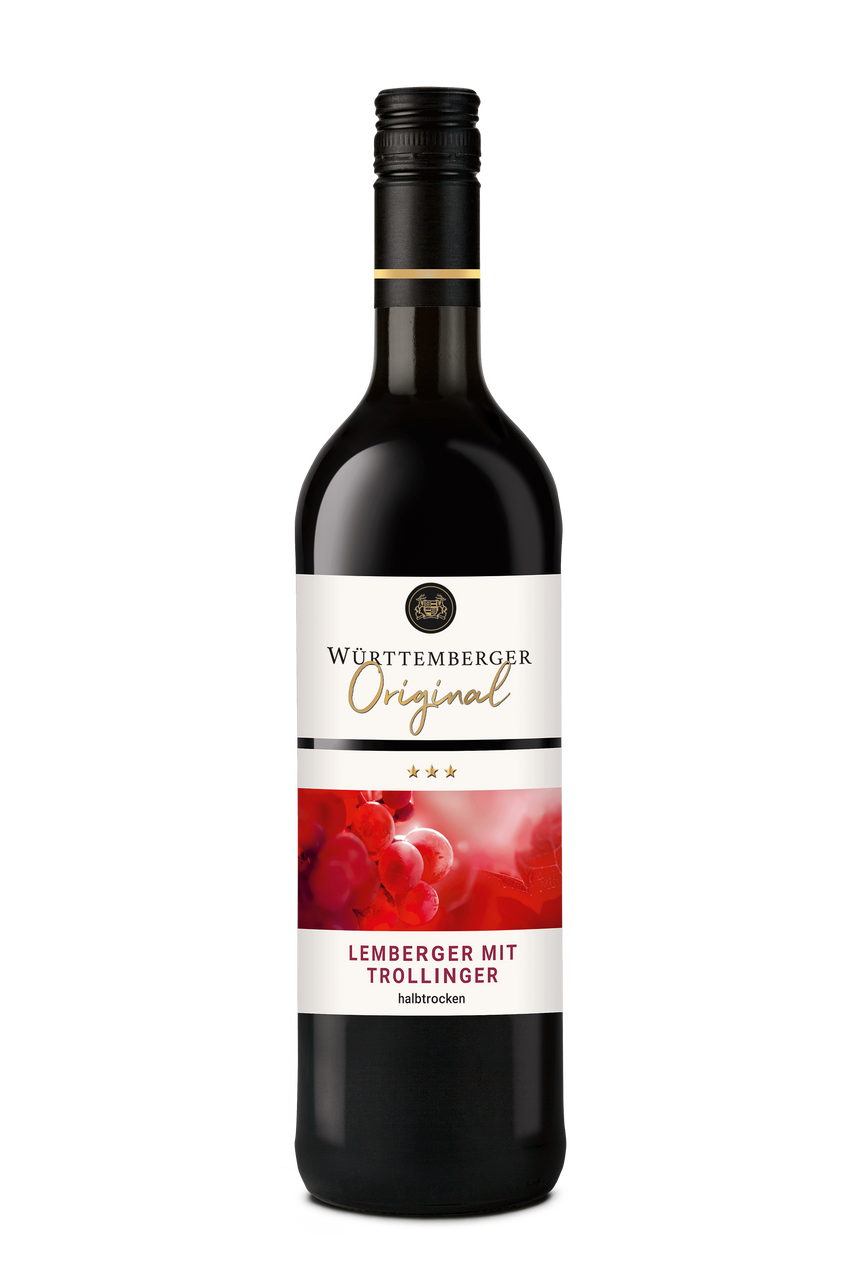 Württembergische WZG Württemberger Original Lemberger mit Trollinger Qualitätswein 0,75L 6er Karton