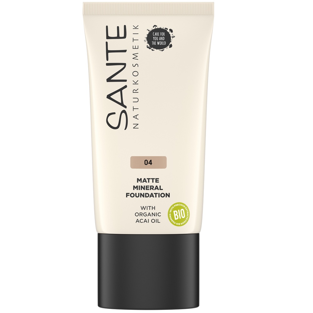 sante Fond de teint liquide minéral Effet mat04 Cool Fawn 30ml Fonds de teint, poudres