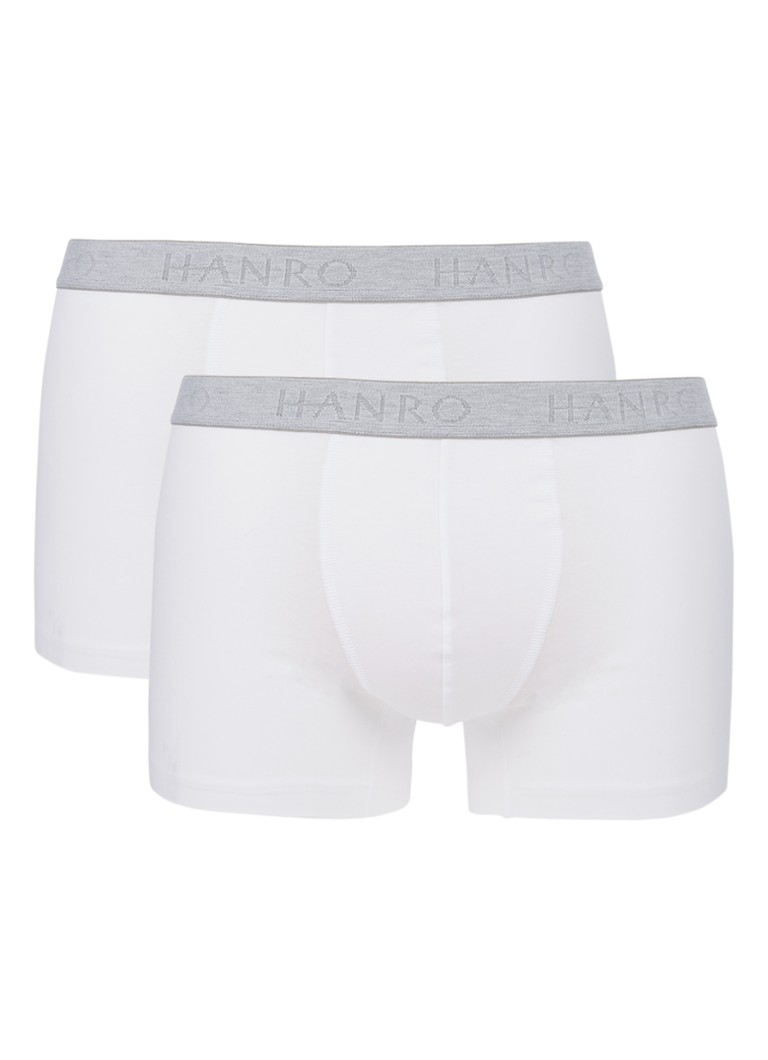 „Hanro Trunk Cotton Essentials“ medvilniniai bokseršortai, vienspalviai, 2 vnt. pakuotėje