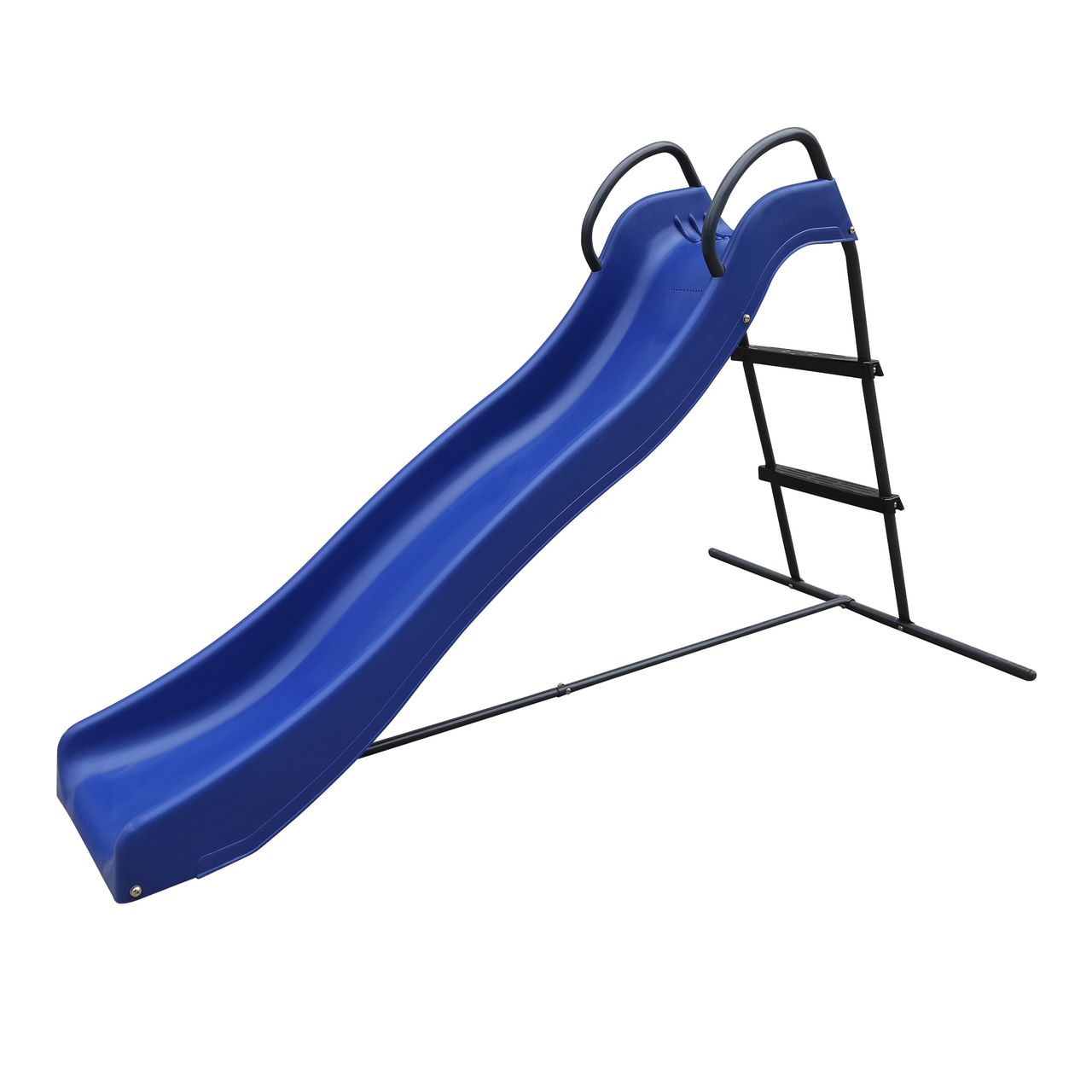 AXI Freistehende Rutsche mit Wasseranschluss 180cm Blau/Anthrazit