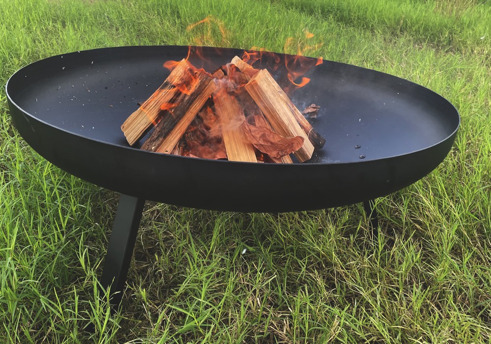 HC Garten & Freizeit Feuerschale, Ø Ca. 80 cm - Schwarz