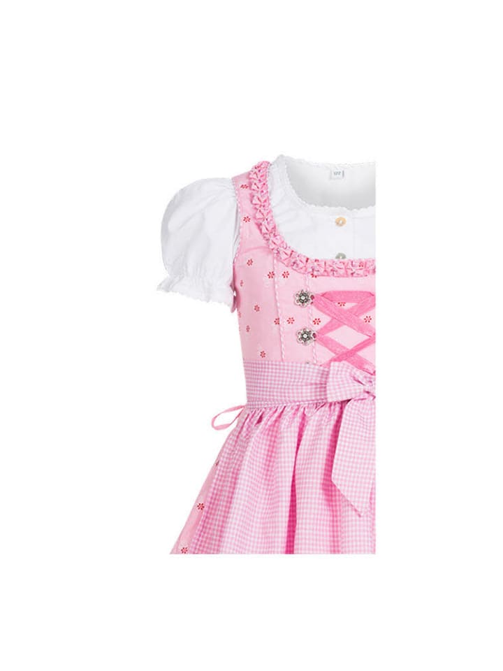 Nübler Kinderdirndl 3-teilig Linda in Rosa günstig kaufen