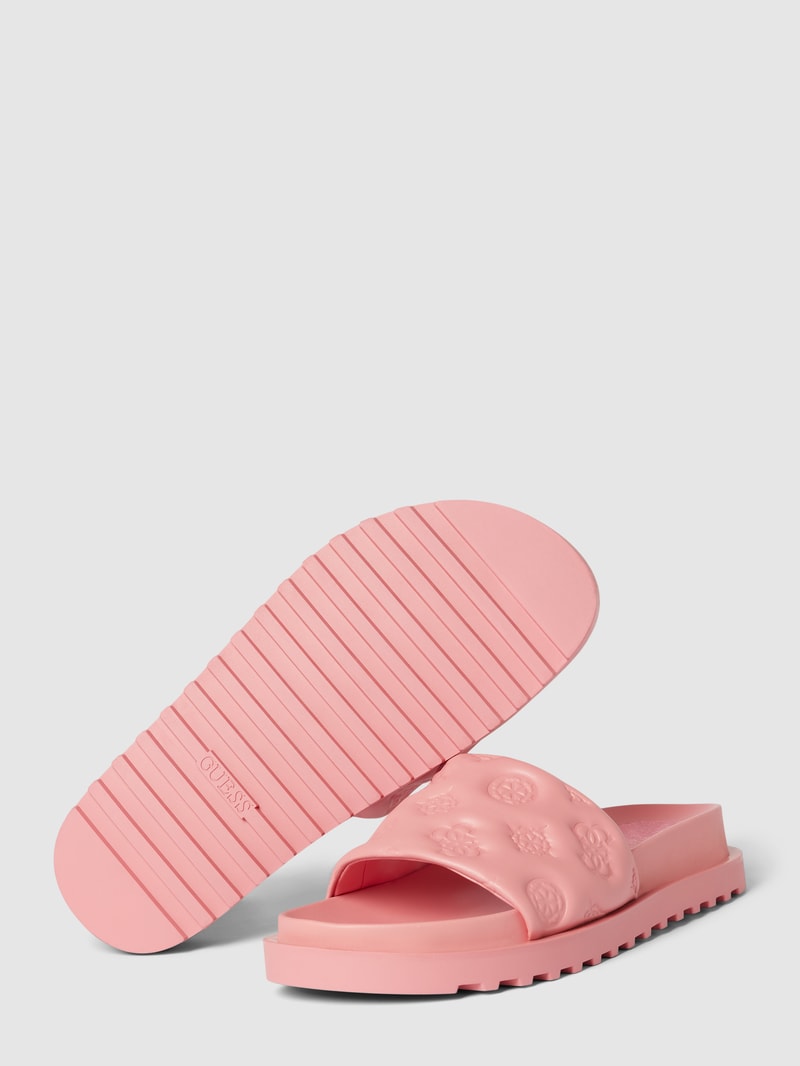 Slides mit Label-Details Modell 'FABETZA' in rosé