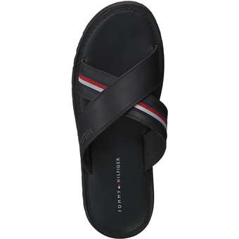 Tommy Hilfiger Criss Cross Mix Sandal in schwarz