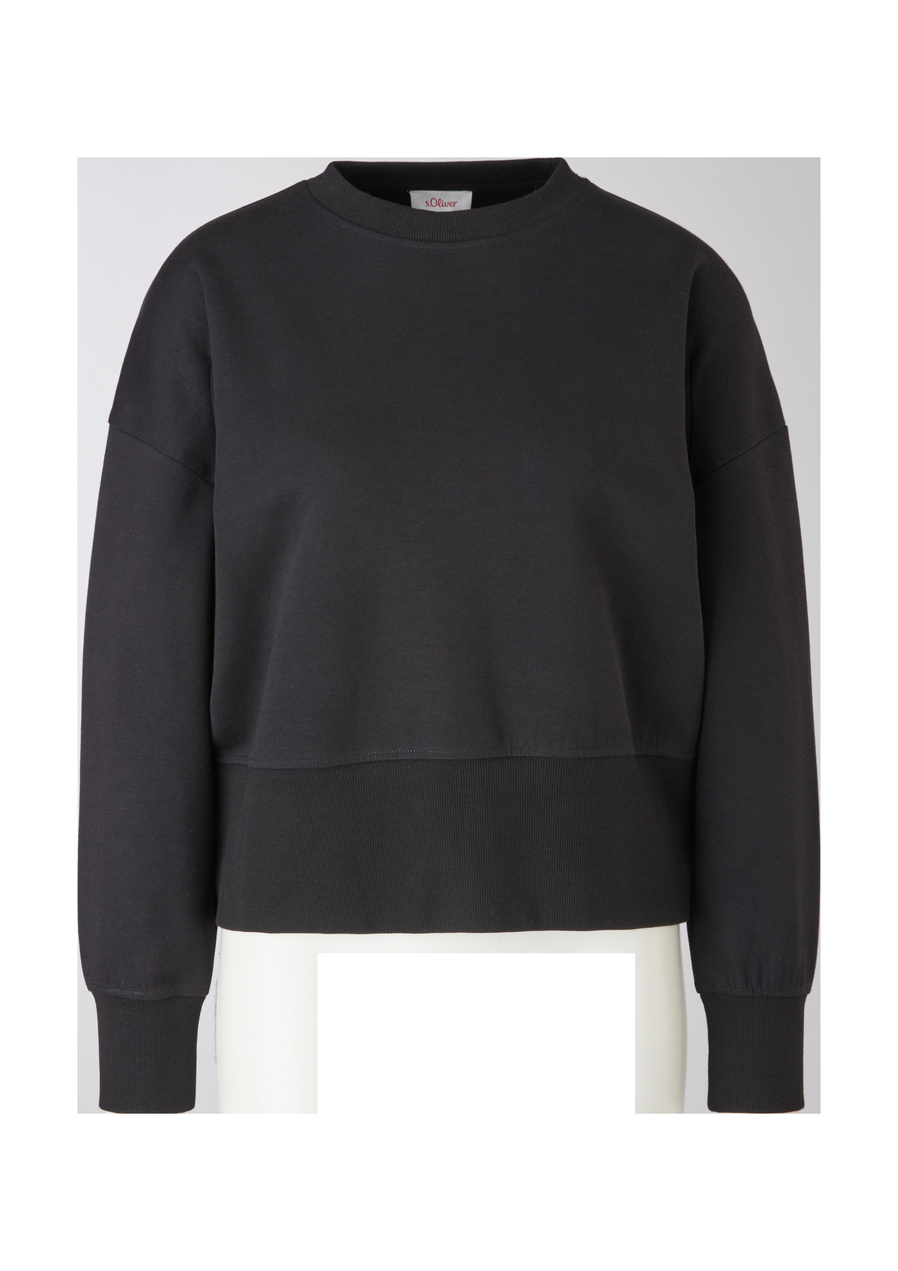 Sweatshirt mit Rippkragen  2121506-9999
