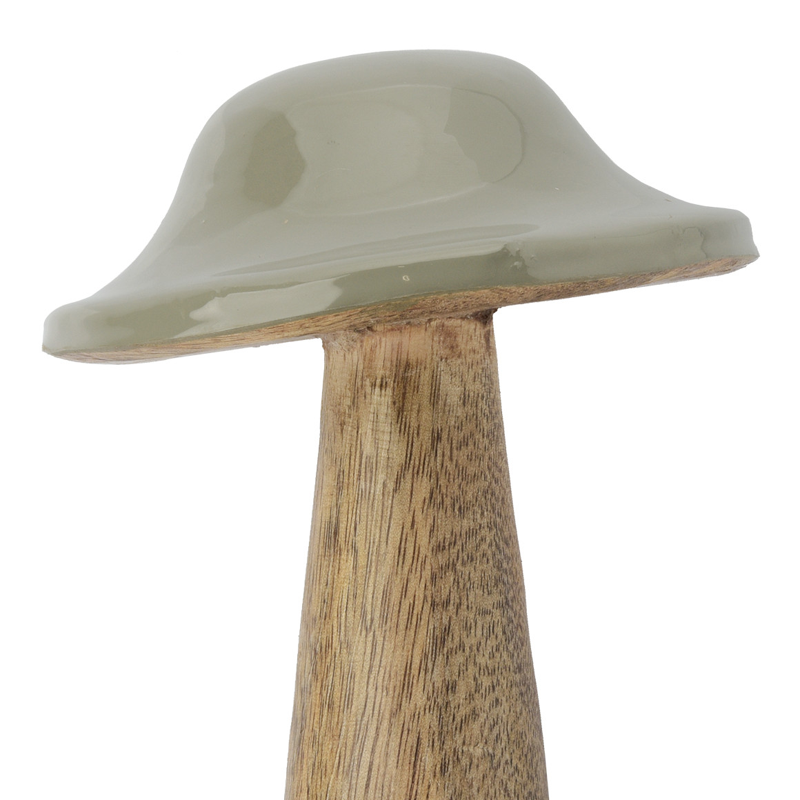 Kleiner Deko-Pilz mit glänzendem Kopf