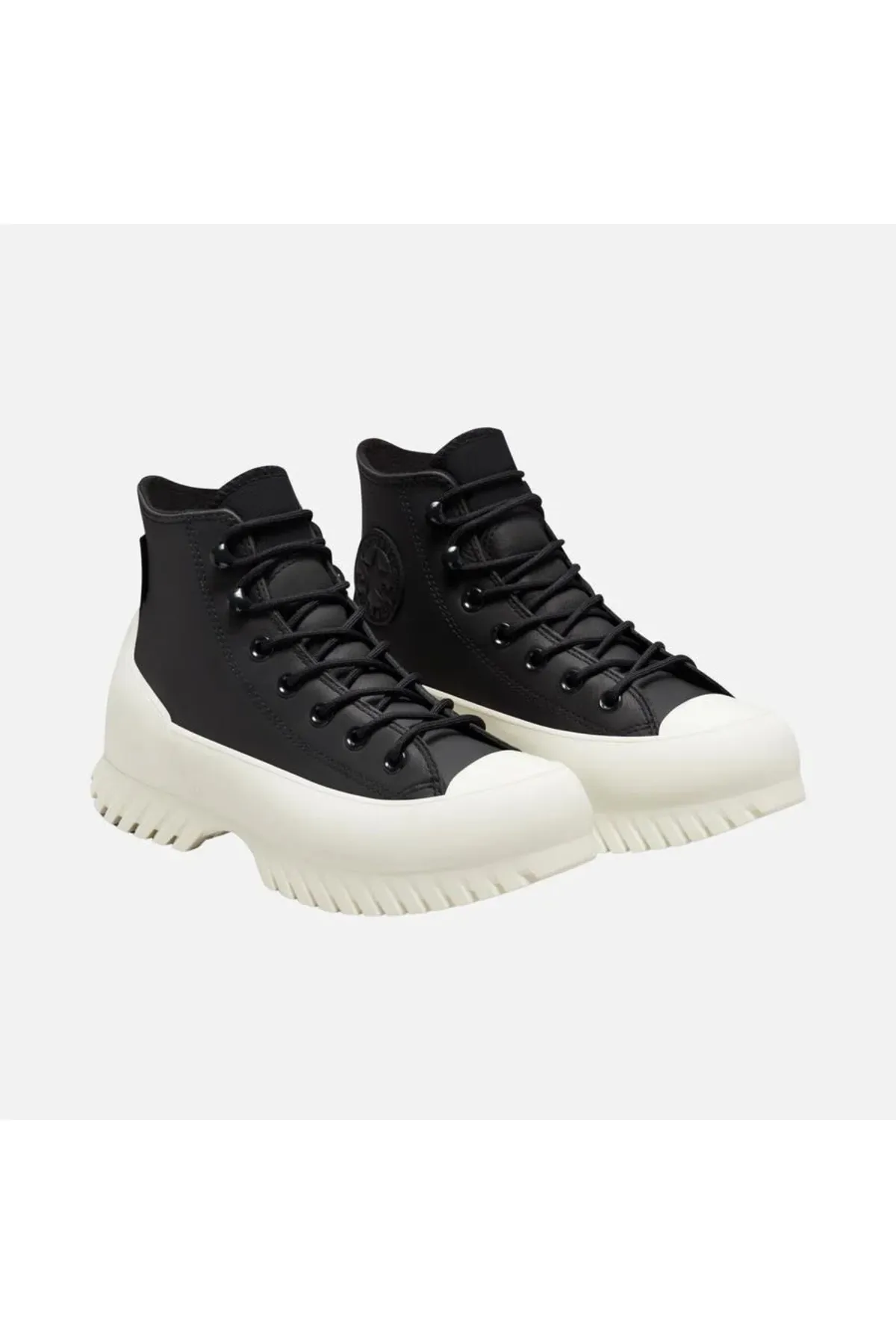 converse  Schwarze Ledersneakers A172057c