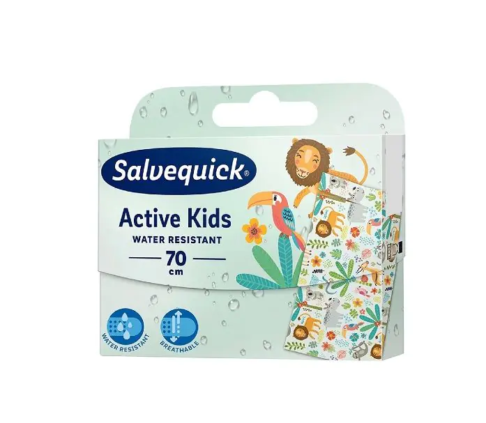 „Salvequick Active Kids“ pleistrai vaikams