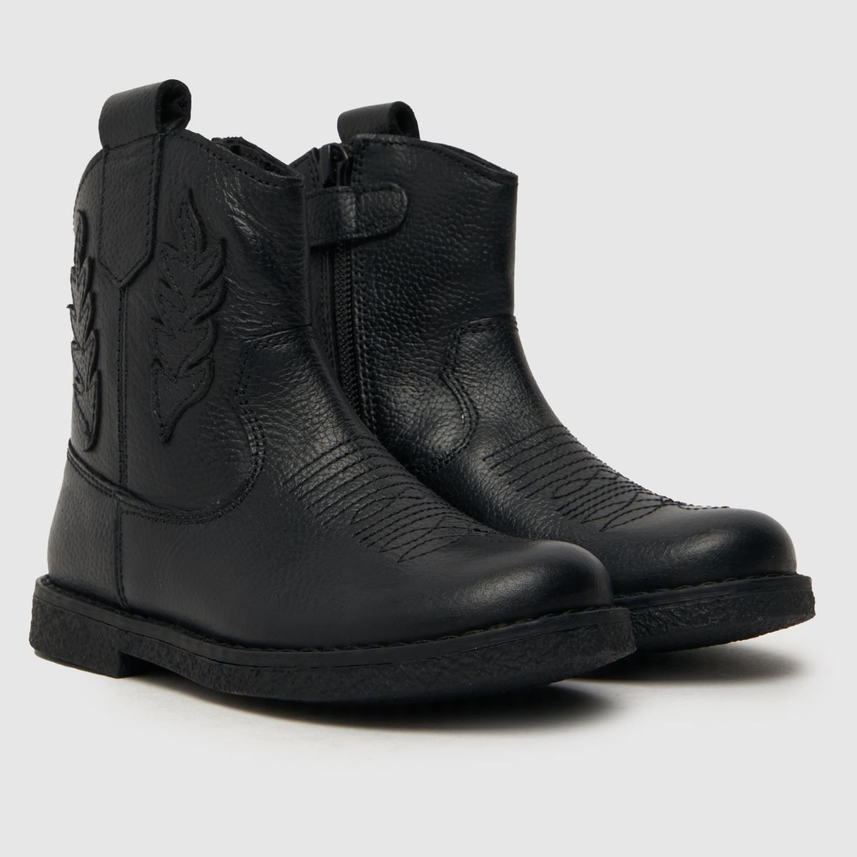 schuh svarta cowgirl westernstövlar för flickor