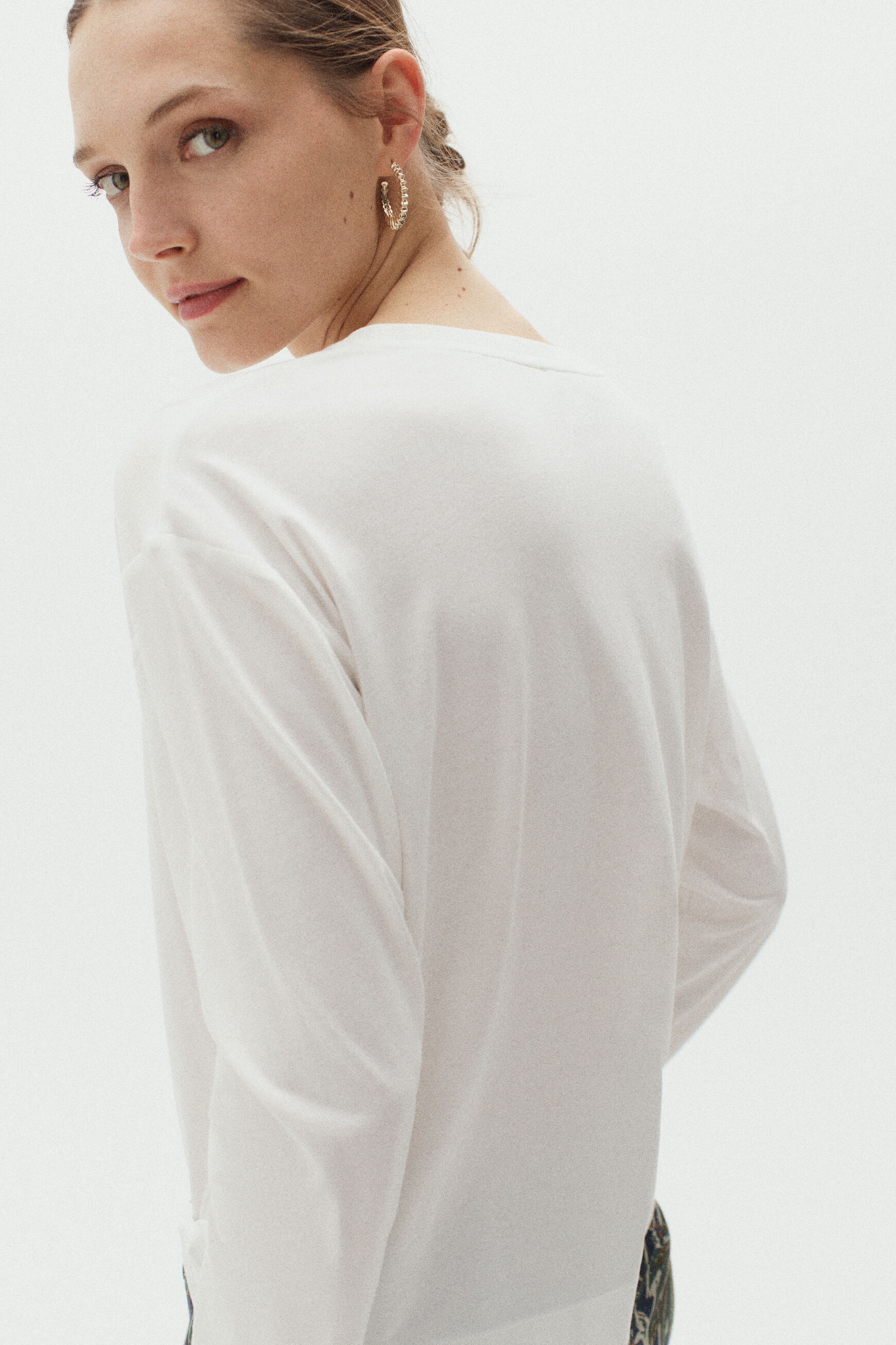 t-shirt scott ivoire femme