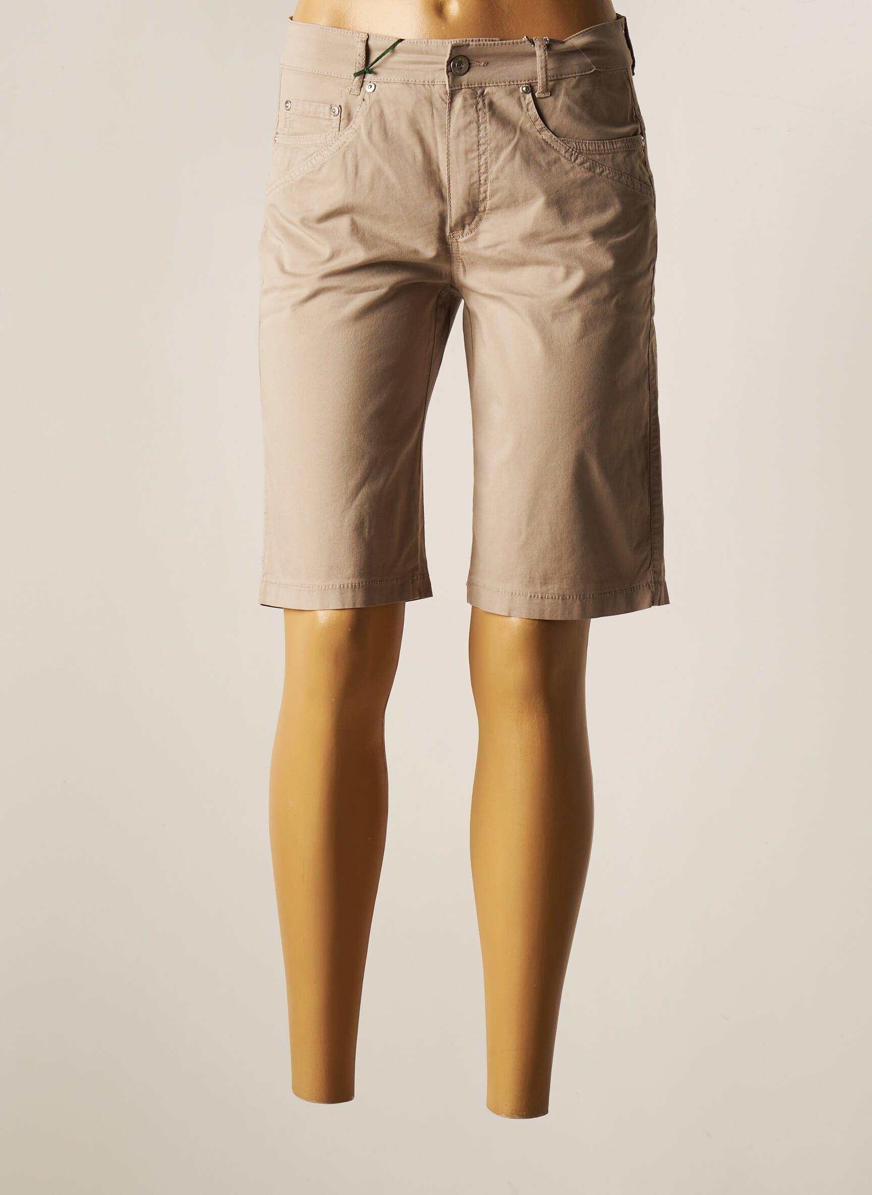 Anna Montana Bermudas Femme couleur beige
