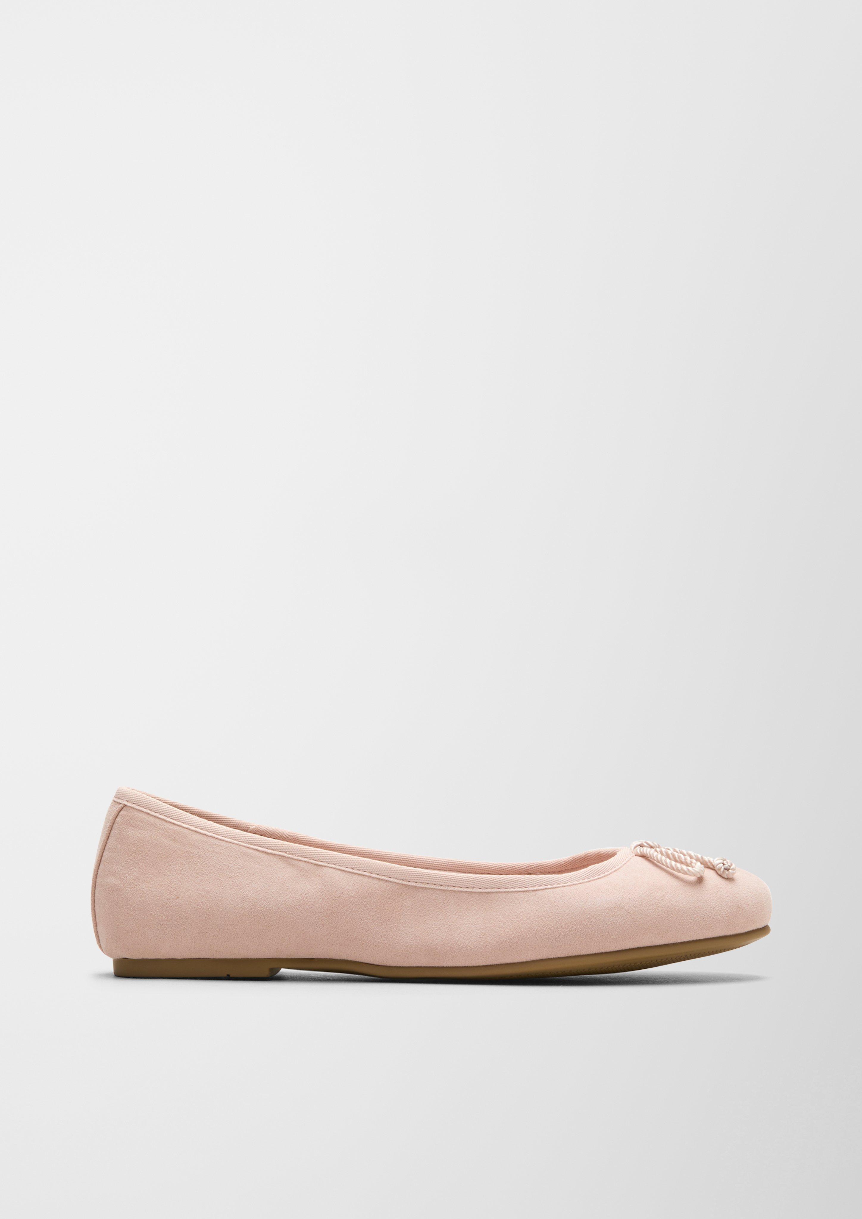 Ballerinas aus Lederimitat  6007387-563