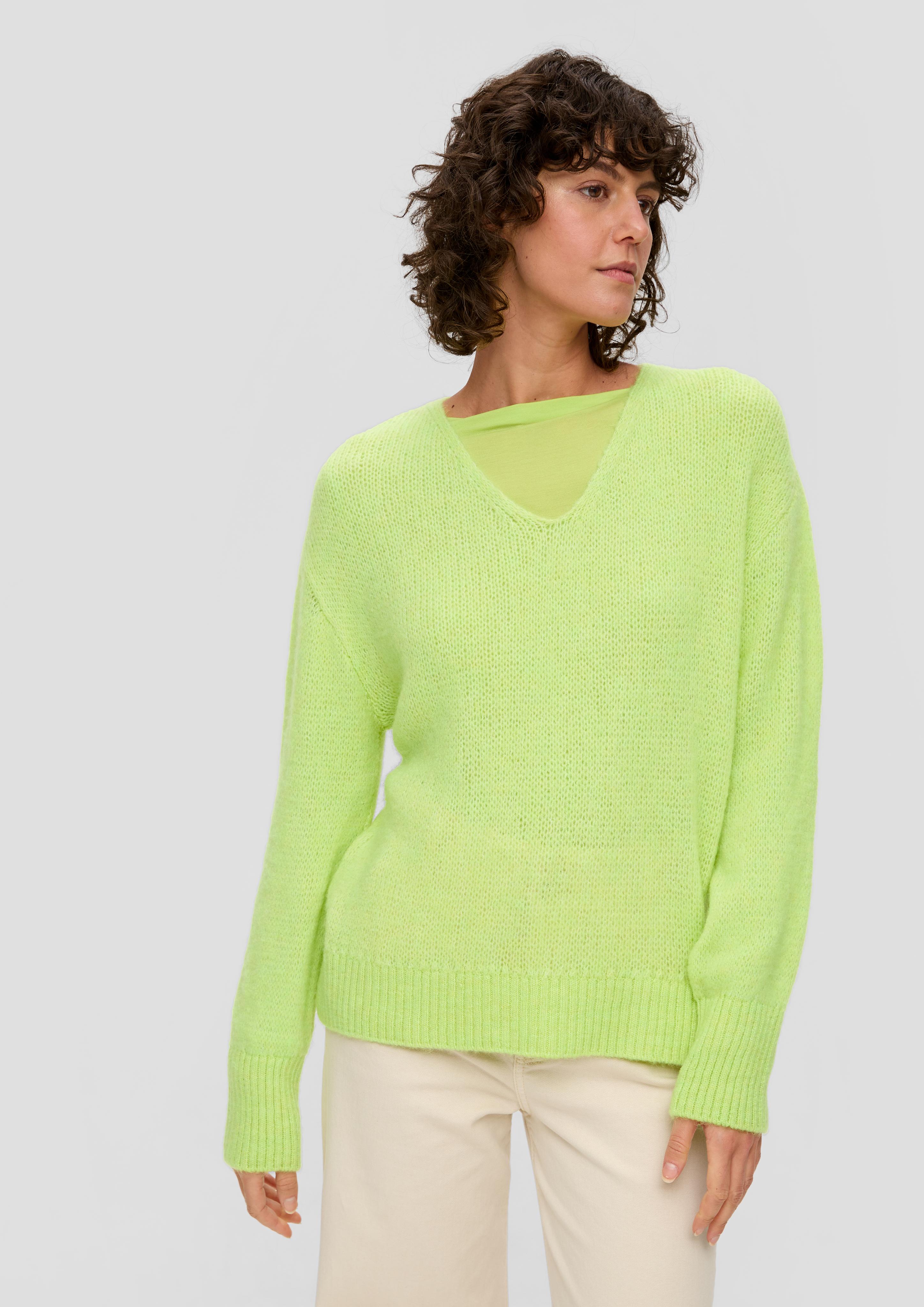 Strickpullover mit V-Ausschnitt  2139923-7423