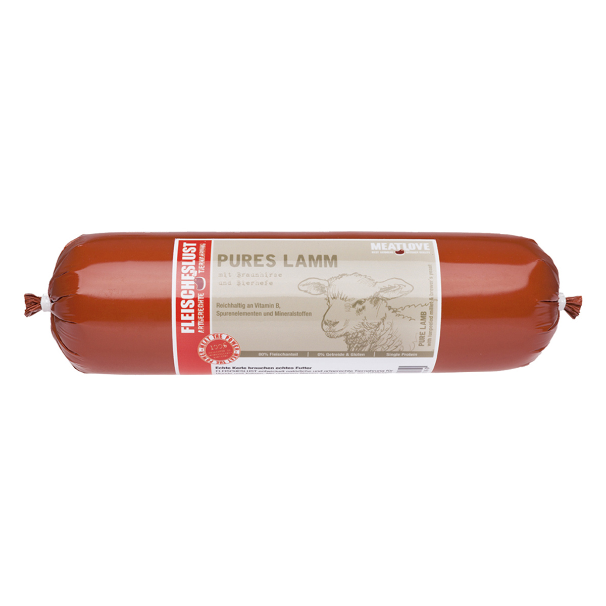 Fleischeslust Futterwurst Pures Lamm günstig kaufen bei ZooRoyal