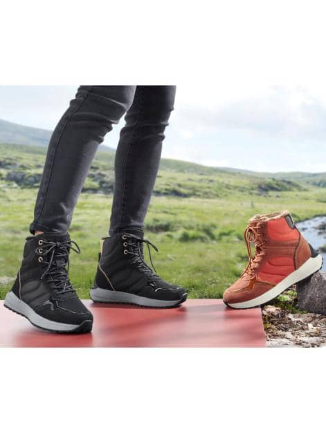 Schnürstiefelette mit Warmfutter