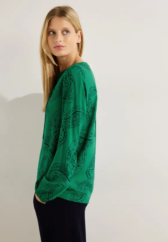 CECIL Paisley Viskose Bluse