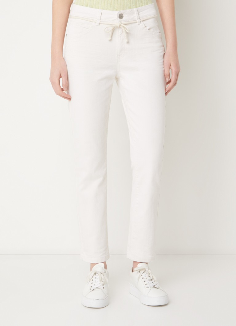 OPUS  Louis mid waist slim fit jeans met gekleurde wassing