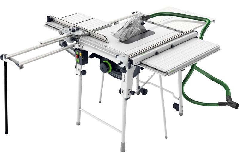 Sierra circular de mesa Festool 578108 TKS 80 EBS ST 840-Set de 254 mm con protección SawStop.