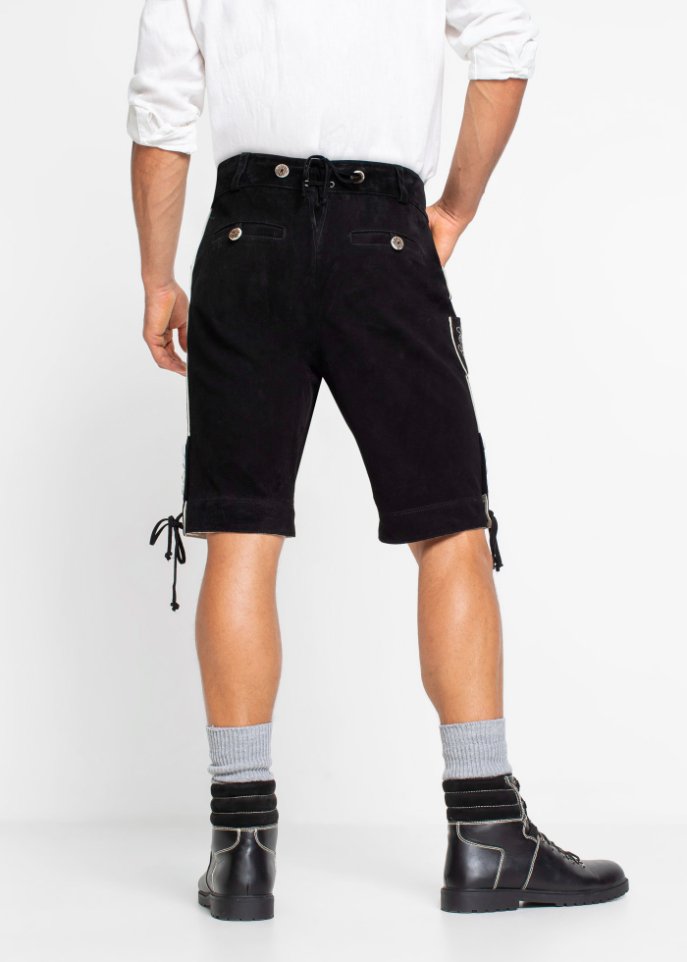 Kurze Trachtenlederhose, Regular Fit