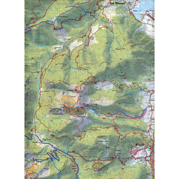 Mangfallgebirge Kreuth und Umgebung - Wanderkarte