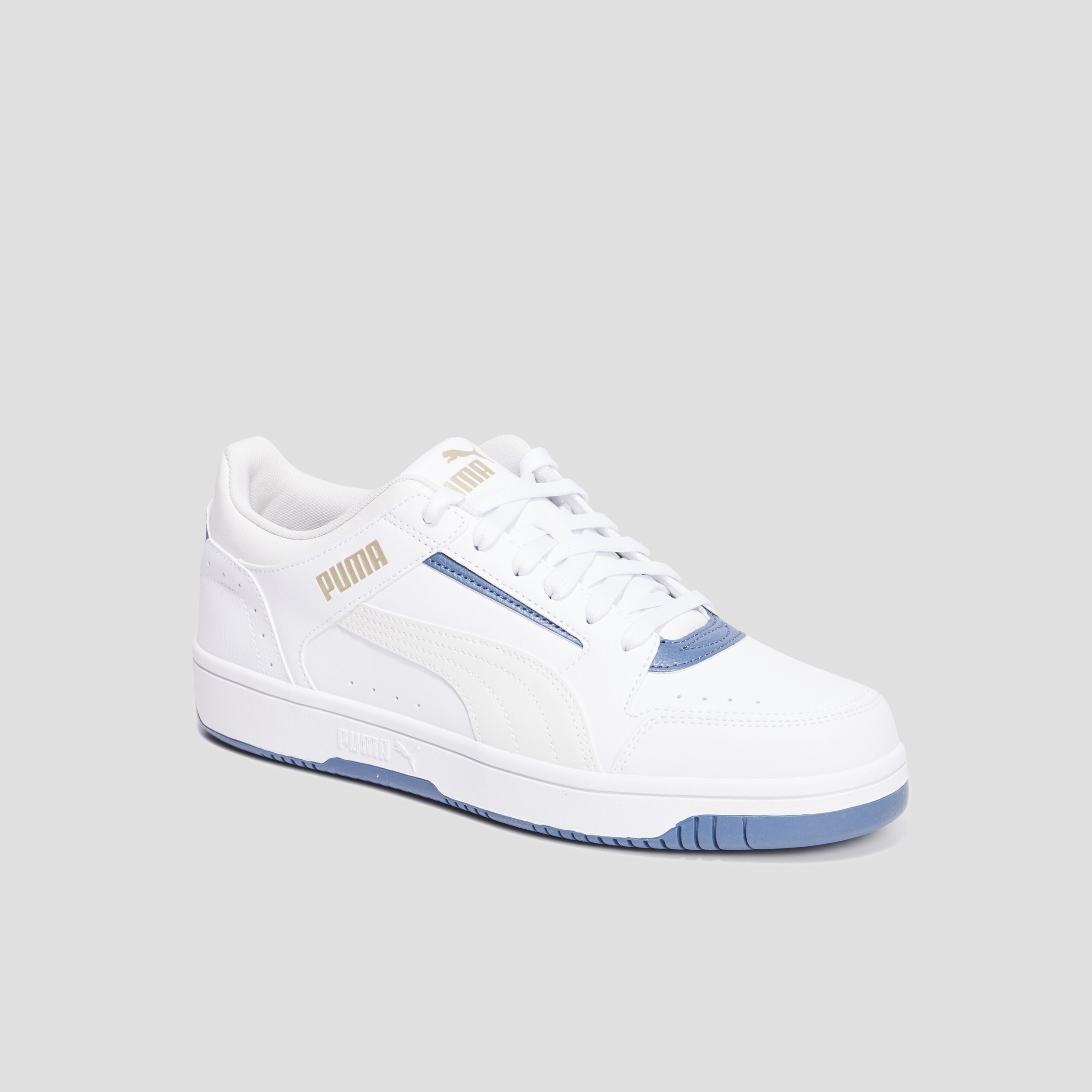 Tennis basses à lacets Puma Rebound Joy blanc homme | La Halle