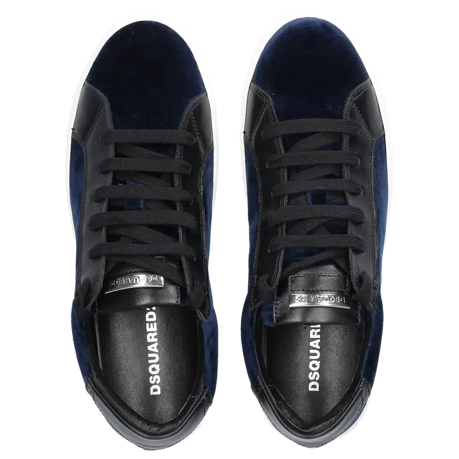 Dsquared2 - Sneaker low TENNIS CLUB Veloursleder - blau