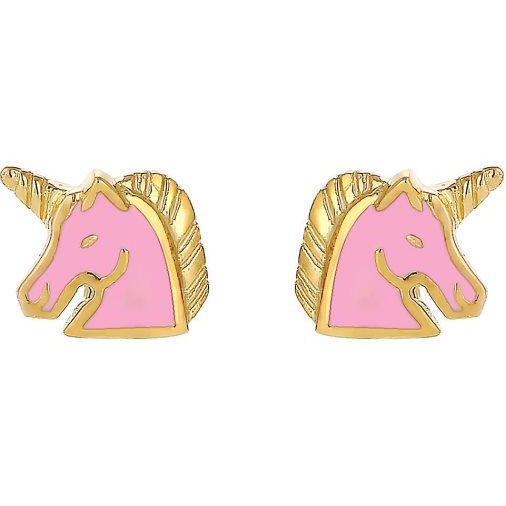 Elli Ohrringe Kinder Einhorn Magic Emaille 925 Sterling Silber