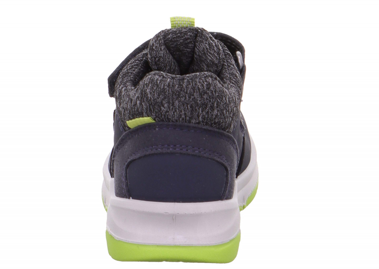 COOPER - Blau/Hellgrün Sneaker low mit Klettverschluss