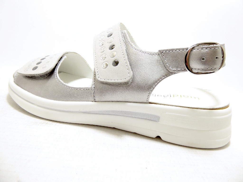 WALDLÄUFER Komfort Sandalen taupe MEMPHIS NUBUK