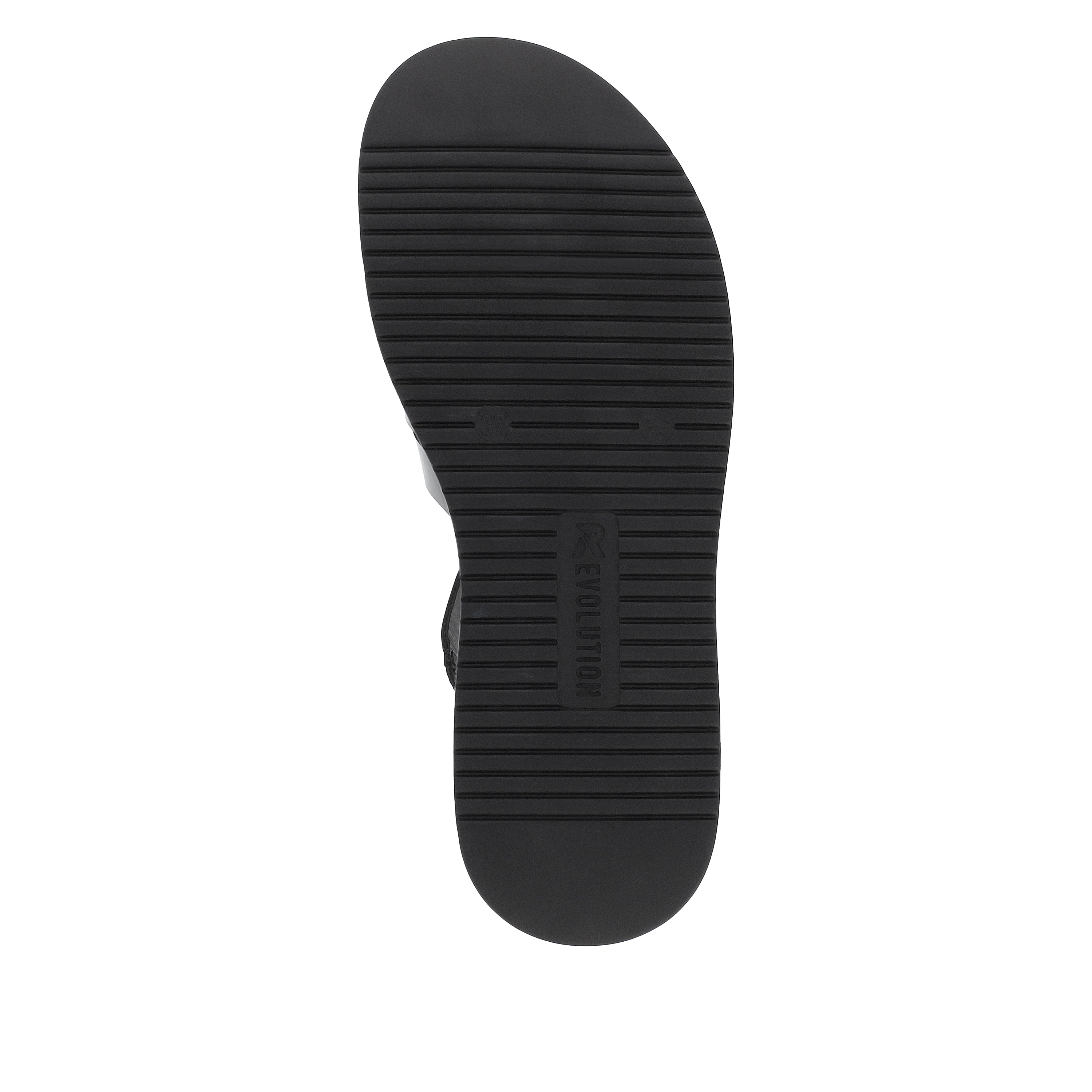Rieker Damen Riemchensandalen noir