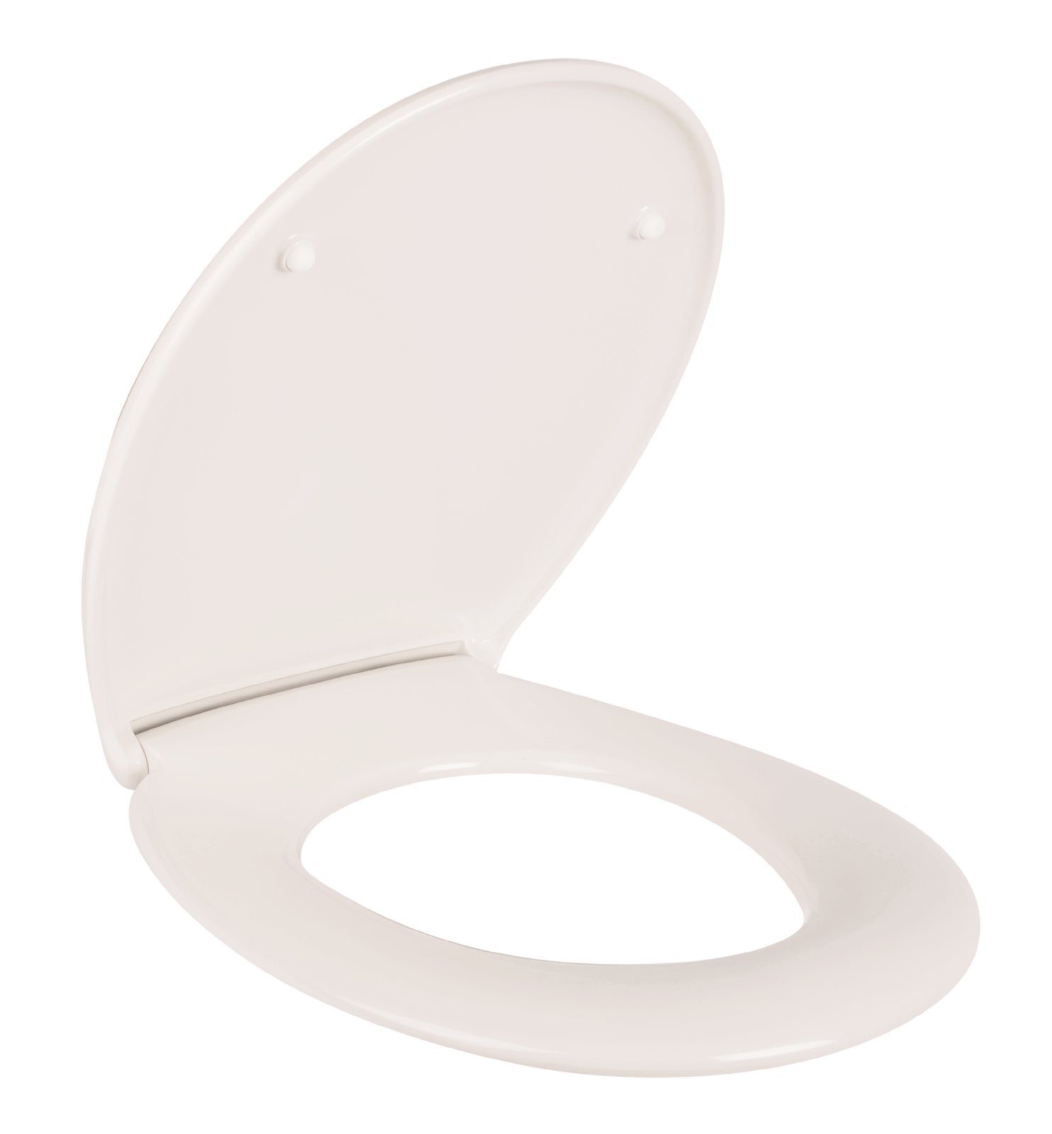 Calmwaters WC-Sitz Original, Made in EU, Absenkautomatik, Abnehmbar, Standard O-Form, 26LP2904