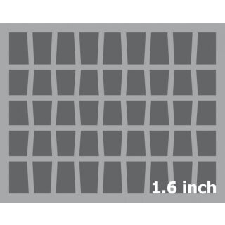 Feldherr Full-Size Schaumstoff mit 45 konischen Fächern inkl. Boden