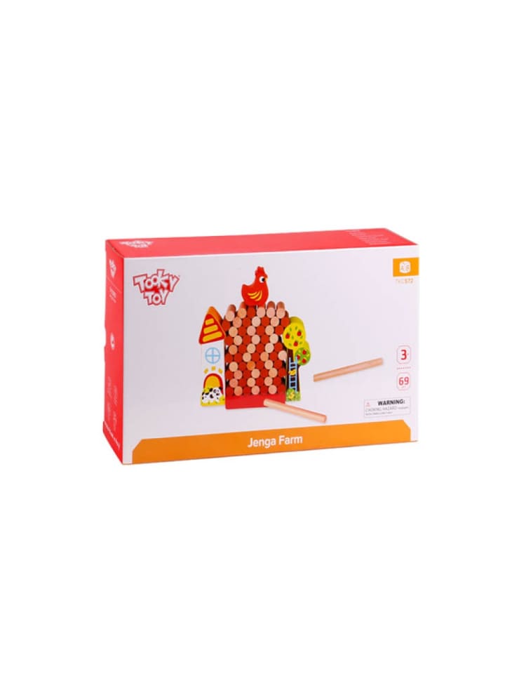 Tooky Toy Holz-Lernspiel Farm TKC572 in bunt günstig kaufen onesize