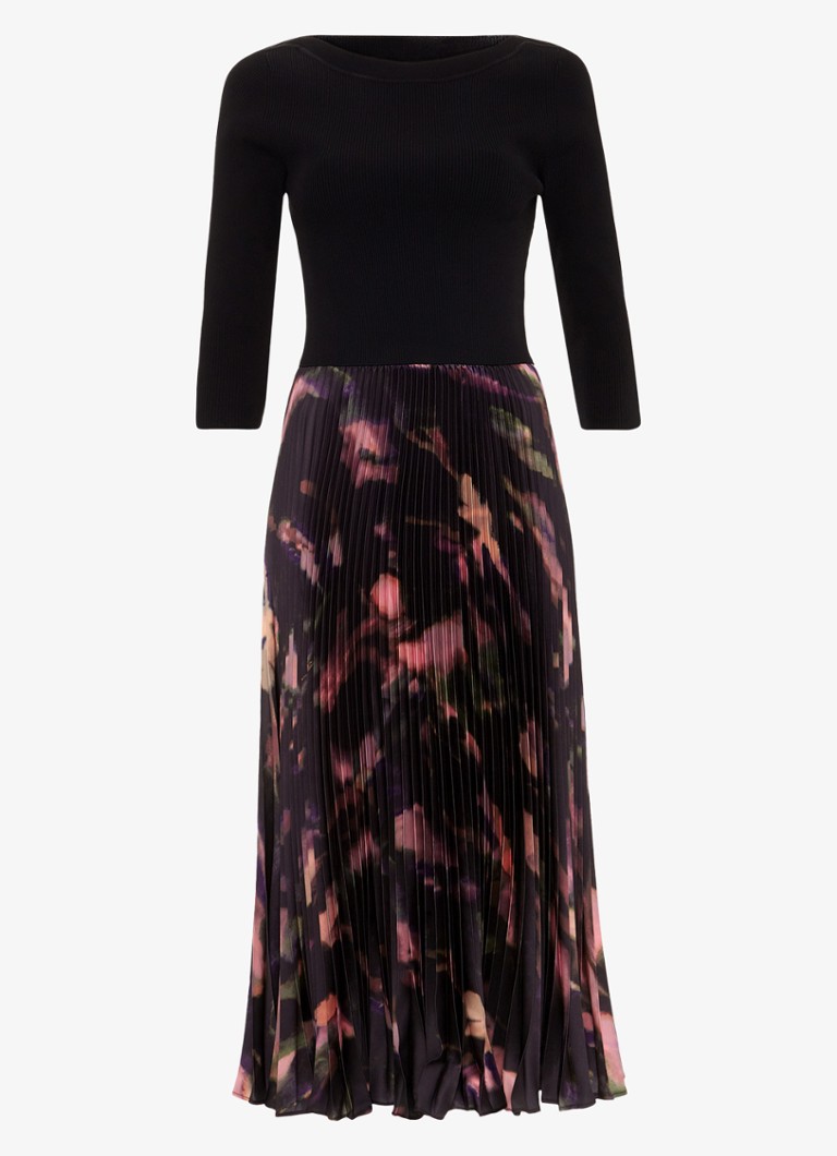 Φόρεμα μίντι με πλισέ σχέδιο Petite Rhea Phase Eight
