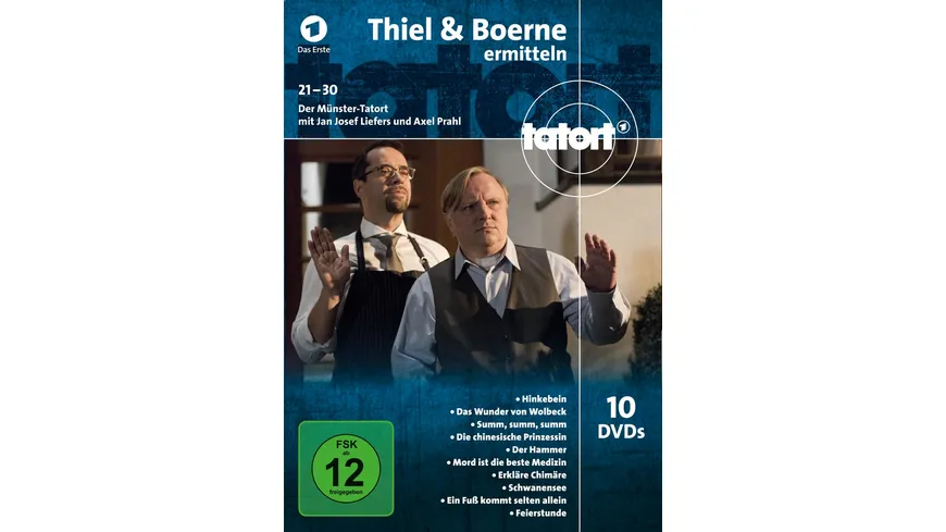 Tatort Münster - Thiel & Boerne ermitteln - Fall 21-30 LTD.  [10 DVDs]