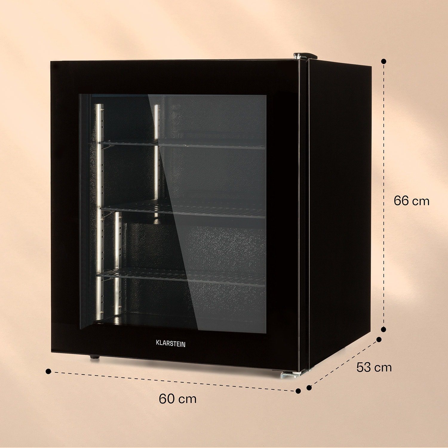 Klarstein Gefrierschrank HEA17-IceAge-88 10036066, 66 cm hoch, 60 cm breit