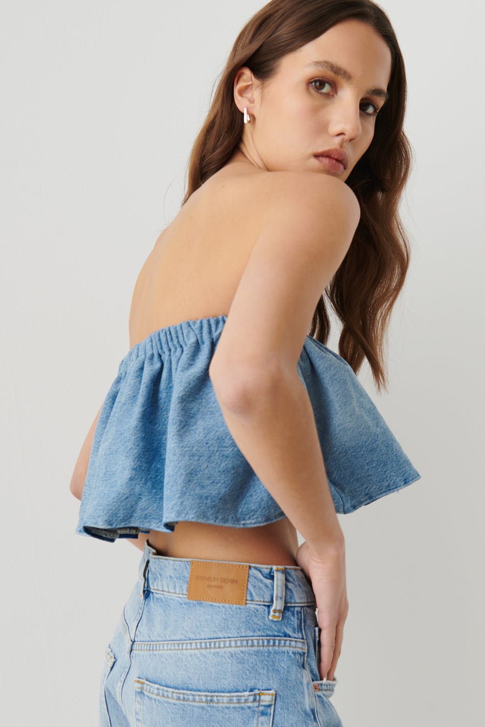 Remade denim top